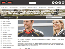 Tablet Screenshot of motorkledinglijn.nl
